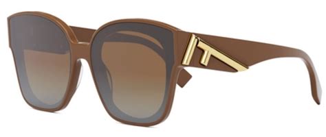 fendi fe40098i|Fendi First FE40098I Square Sunglasses .